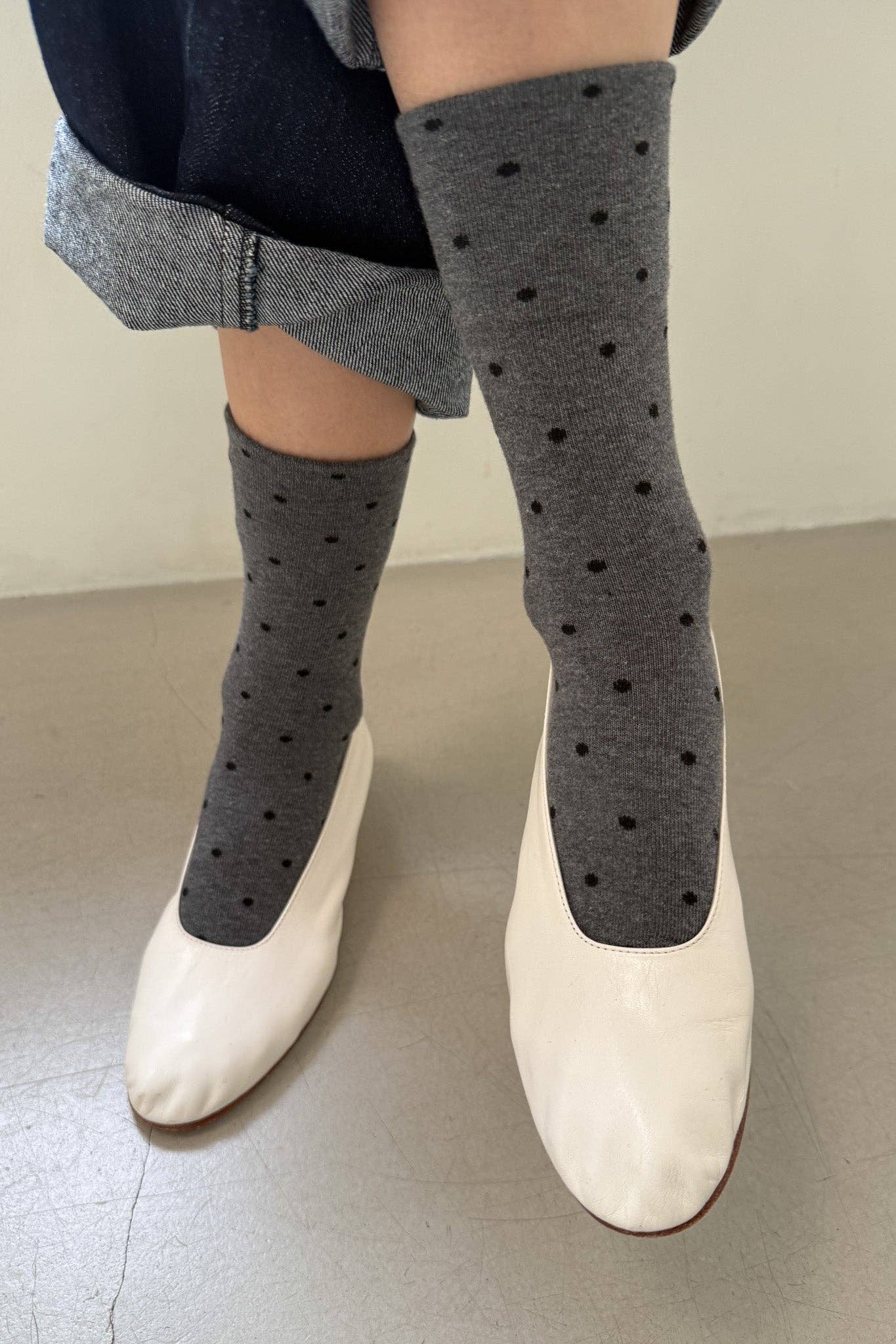 Polka Dot Sneaker Socks