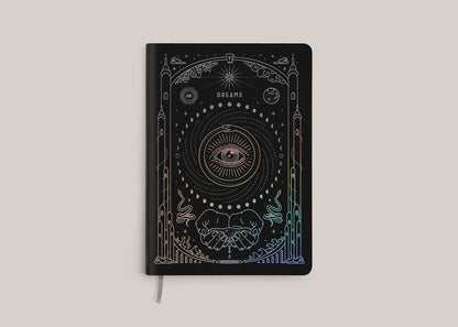 A5 Ether Dream Journal (Black w/ Silver Holo)