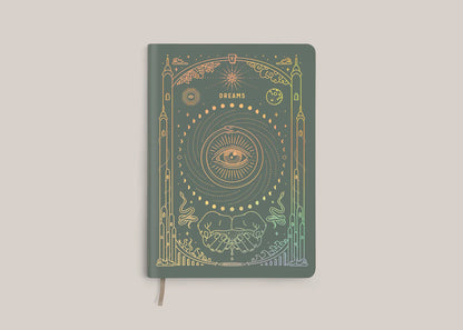 A5 Ether Dream Journal (Sage w/ Gold Holo)