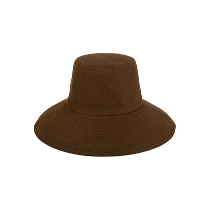 Holiday Canvas Bucket Hat - Chocolate