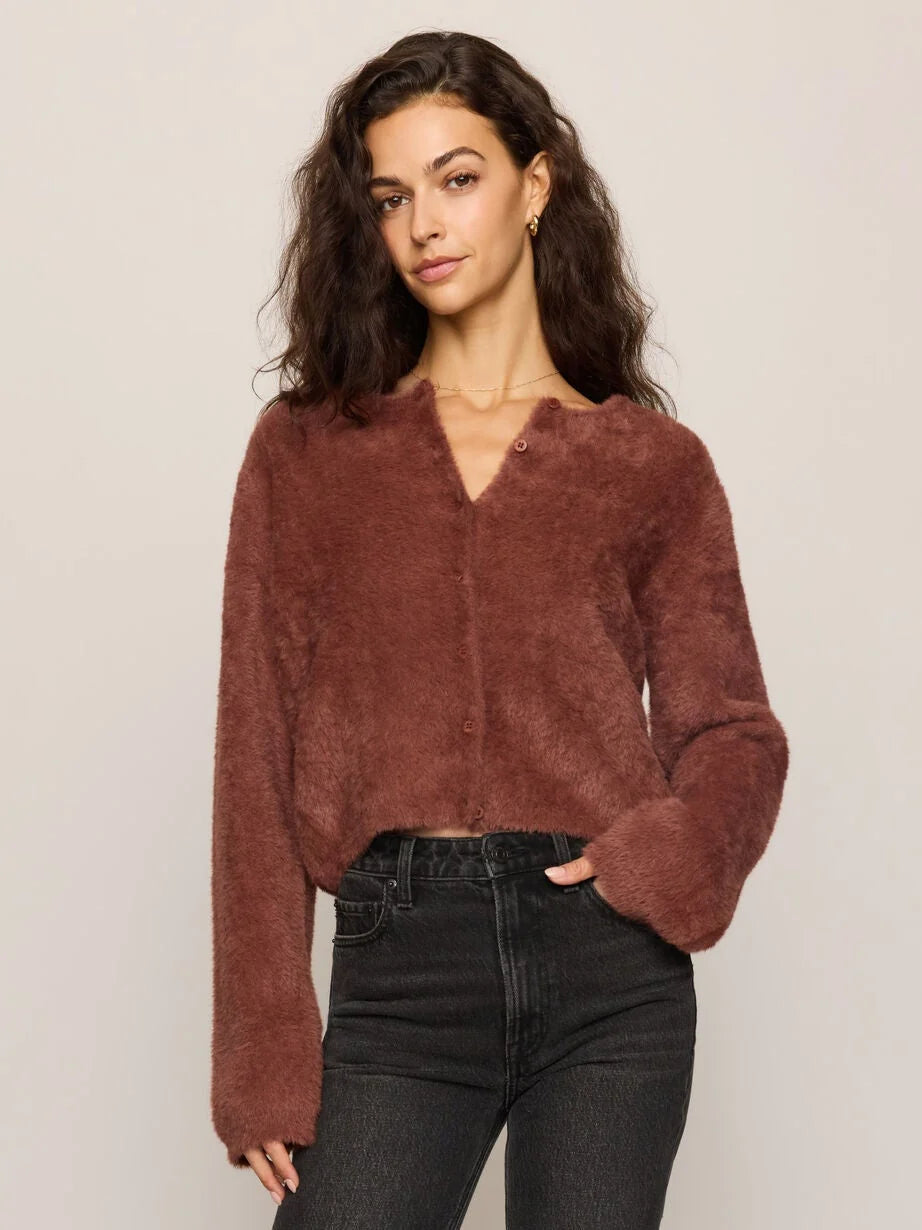 Winter Glow Fluffy Cardigan