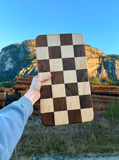 Checked Cutting Board