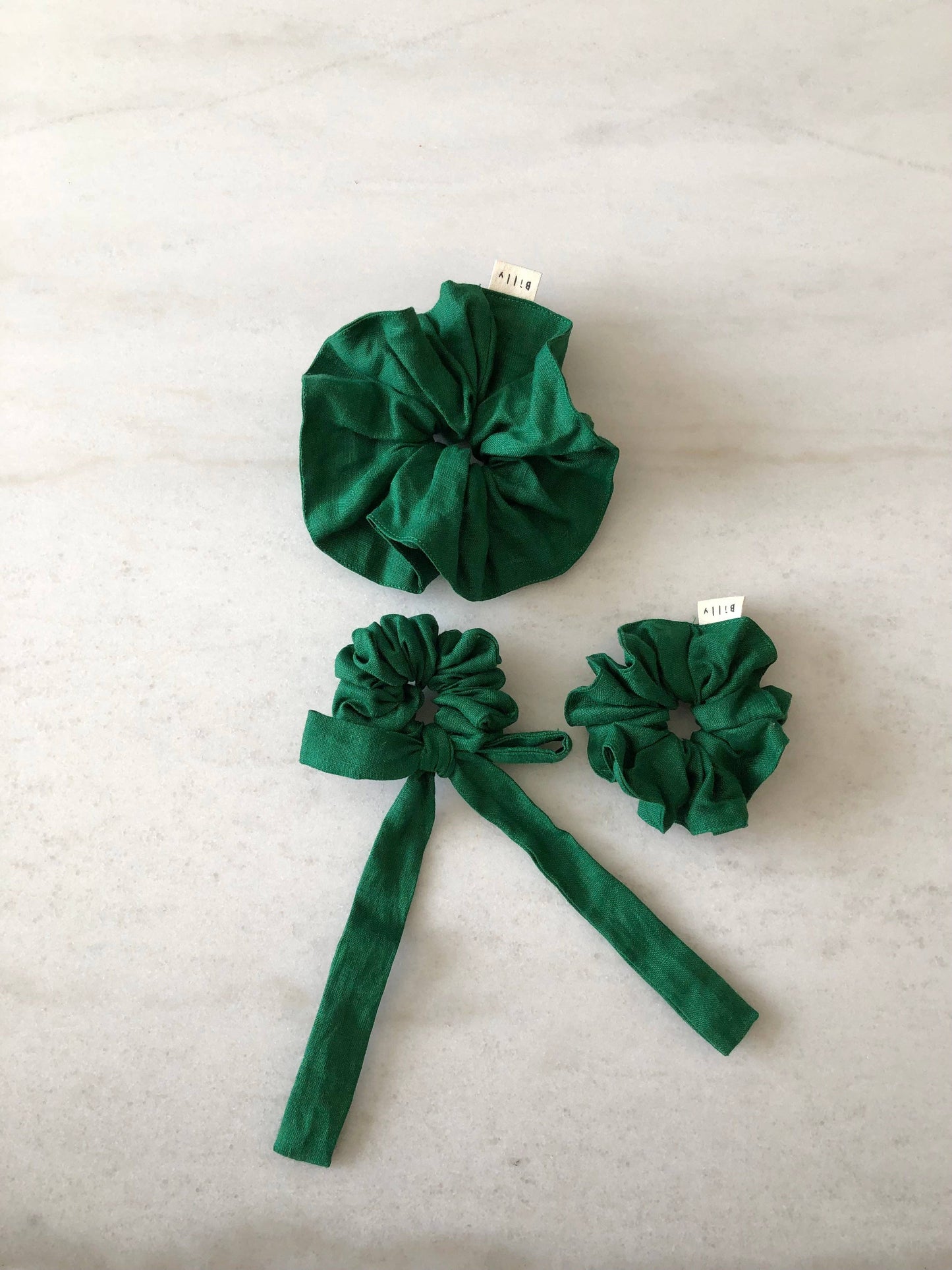 Pure Linen Scrunchies - neutrals