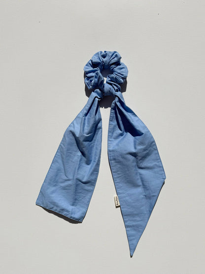 Cotton Poplin Big Bow Scrunchies