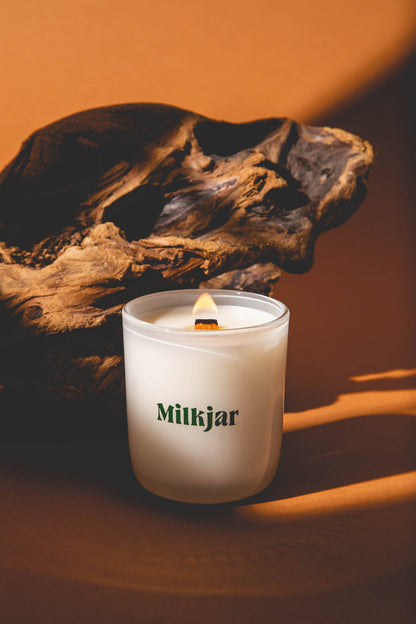Golden Hour - Cashmere, Cedarwood Coconut Soy 8oz Candle