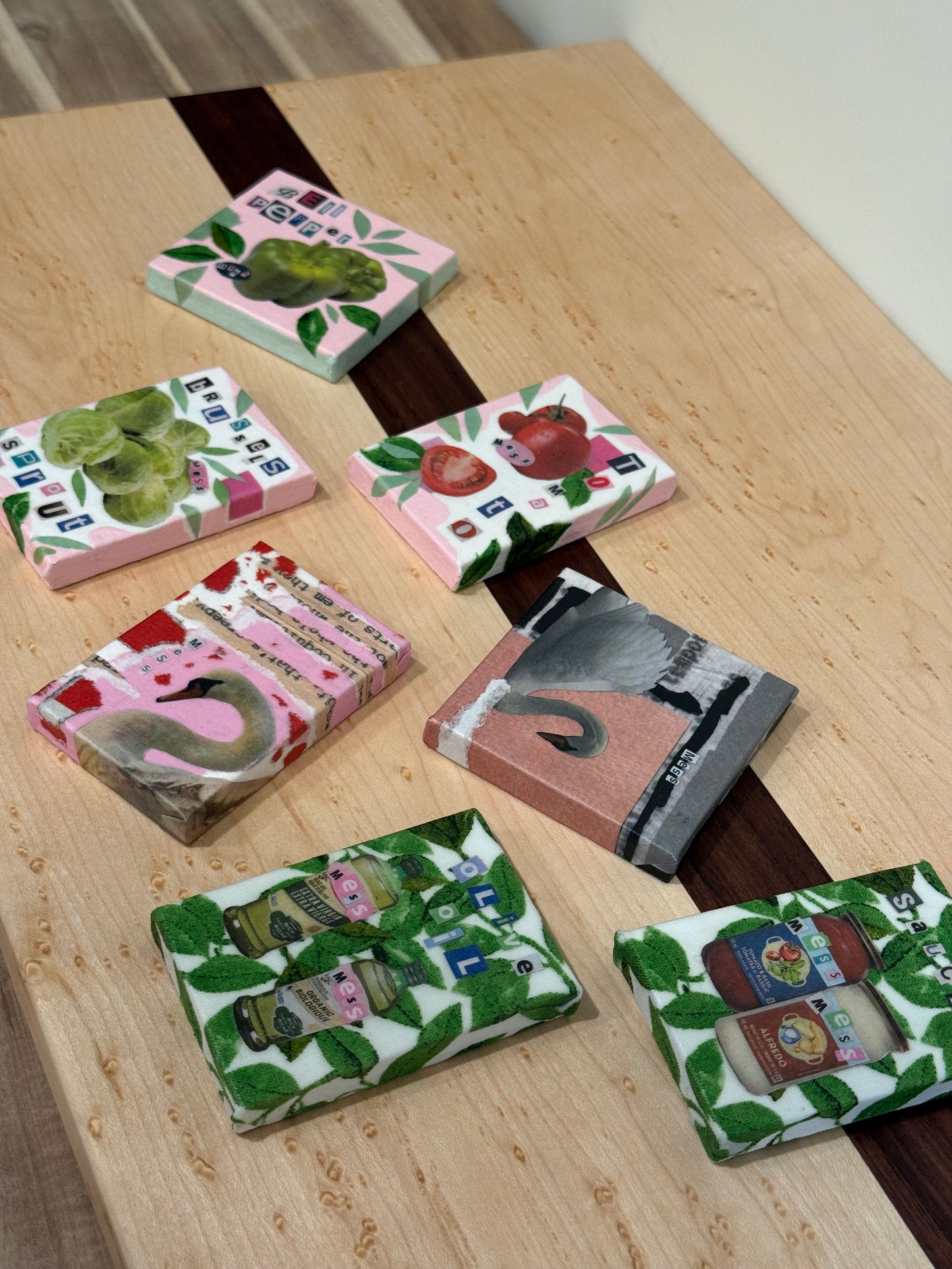 Mess Mini Decoupage Canvas