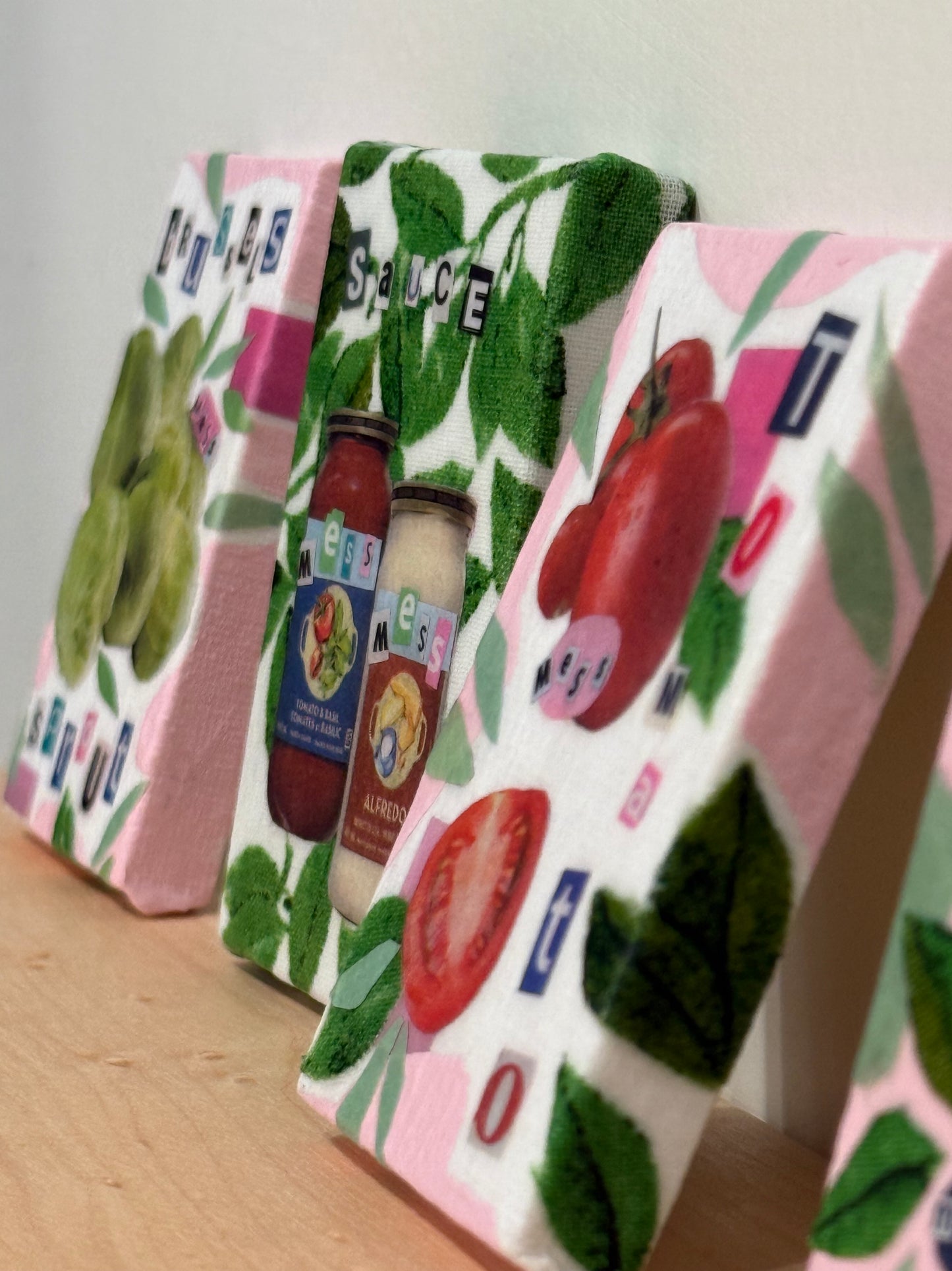 Mess Mini Decoupage Canvas