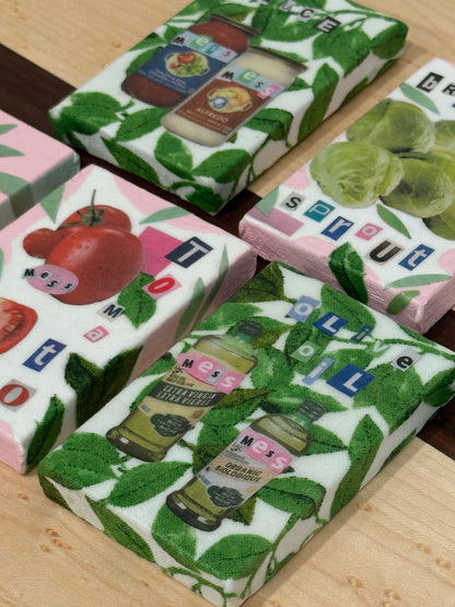 Mess Mini Decoupage Canvas