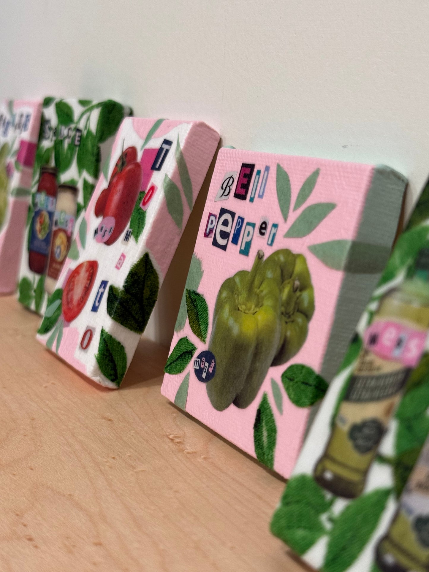 Mess Mini Decoupage Canvas