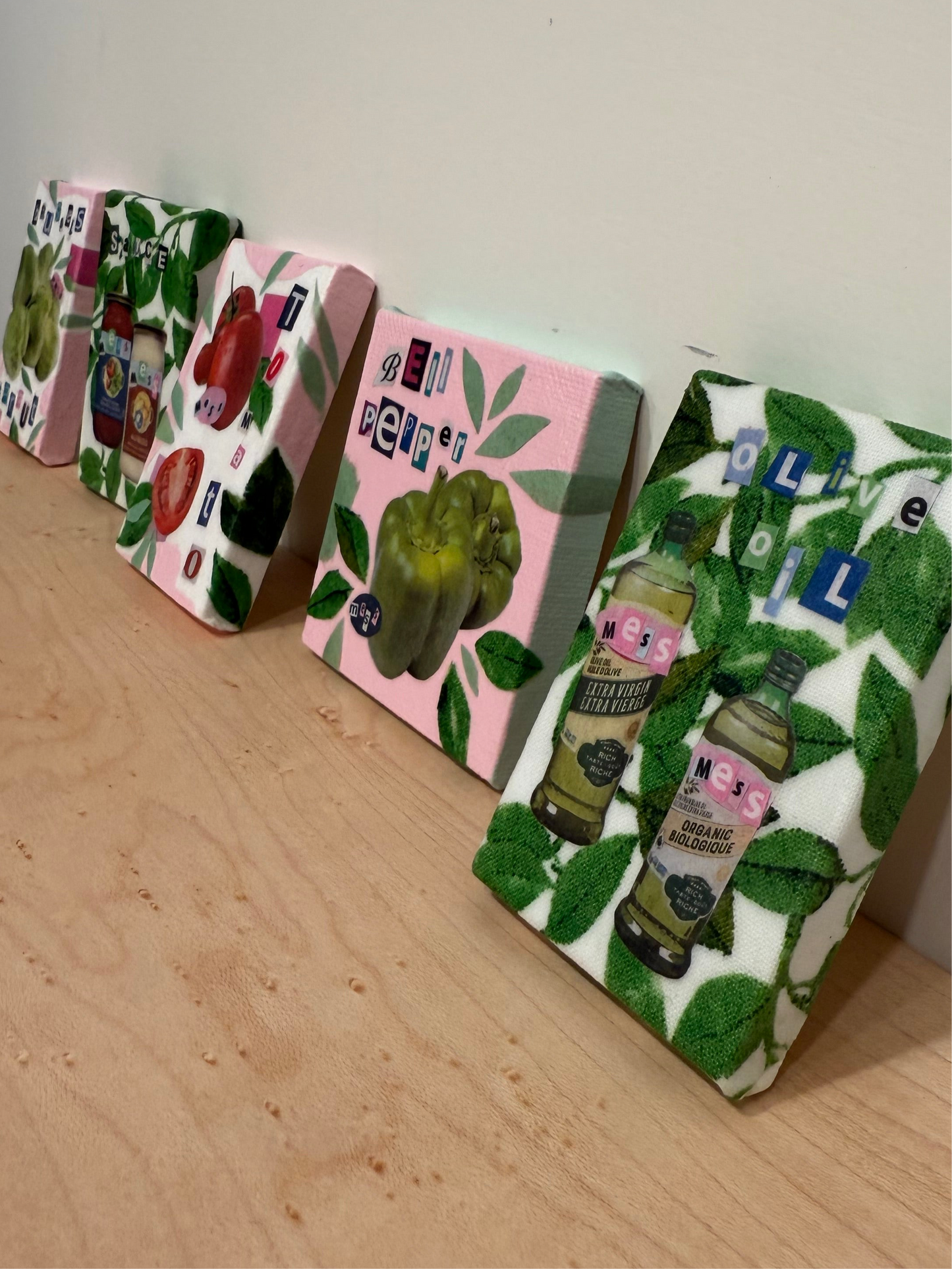 Mess Mini Decoupage Canvas