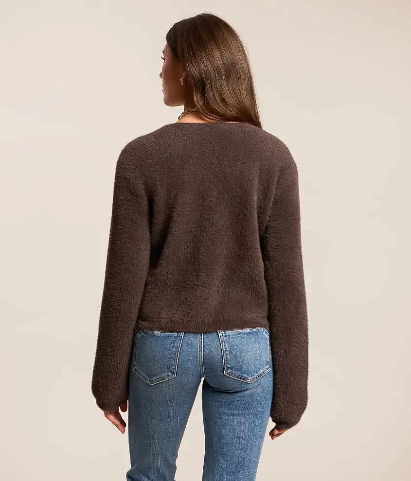 Winter Glow Fluffy Cardigan