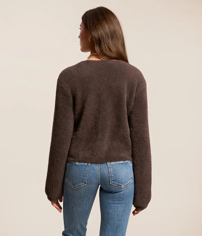 Winter Glow Fluffy Cardigan