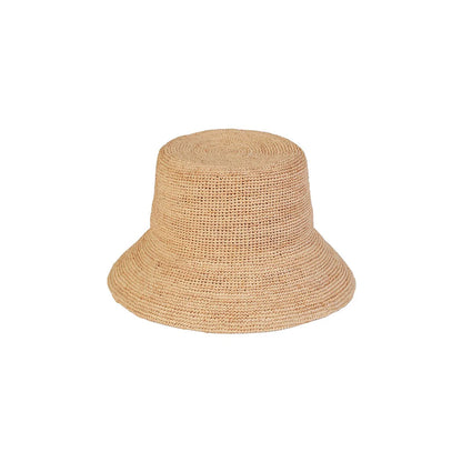 The Inca Bucket Hat - Natural Straw