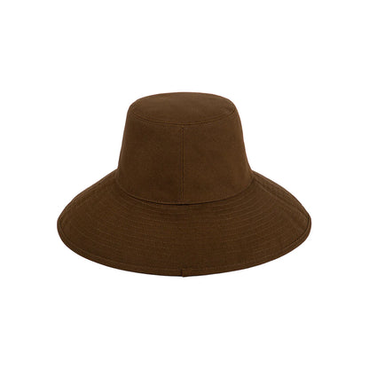 Holiday Canvas Bucket Hat - Chocolate