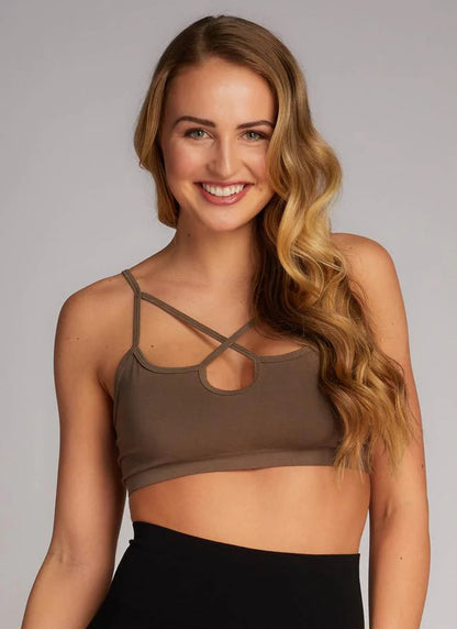 Cross-Front Bralette