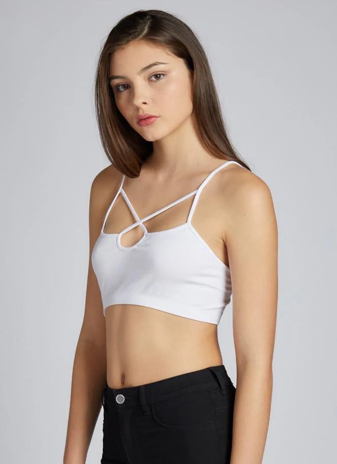 Cross-Front Bralette