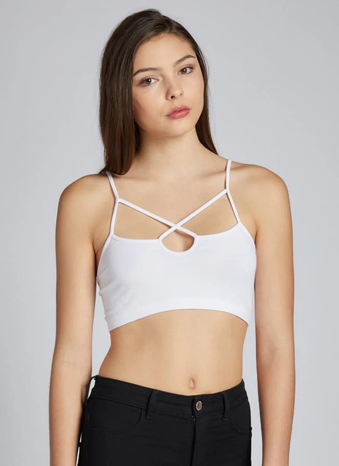 Cross-Front Bralette