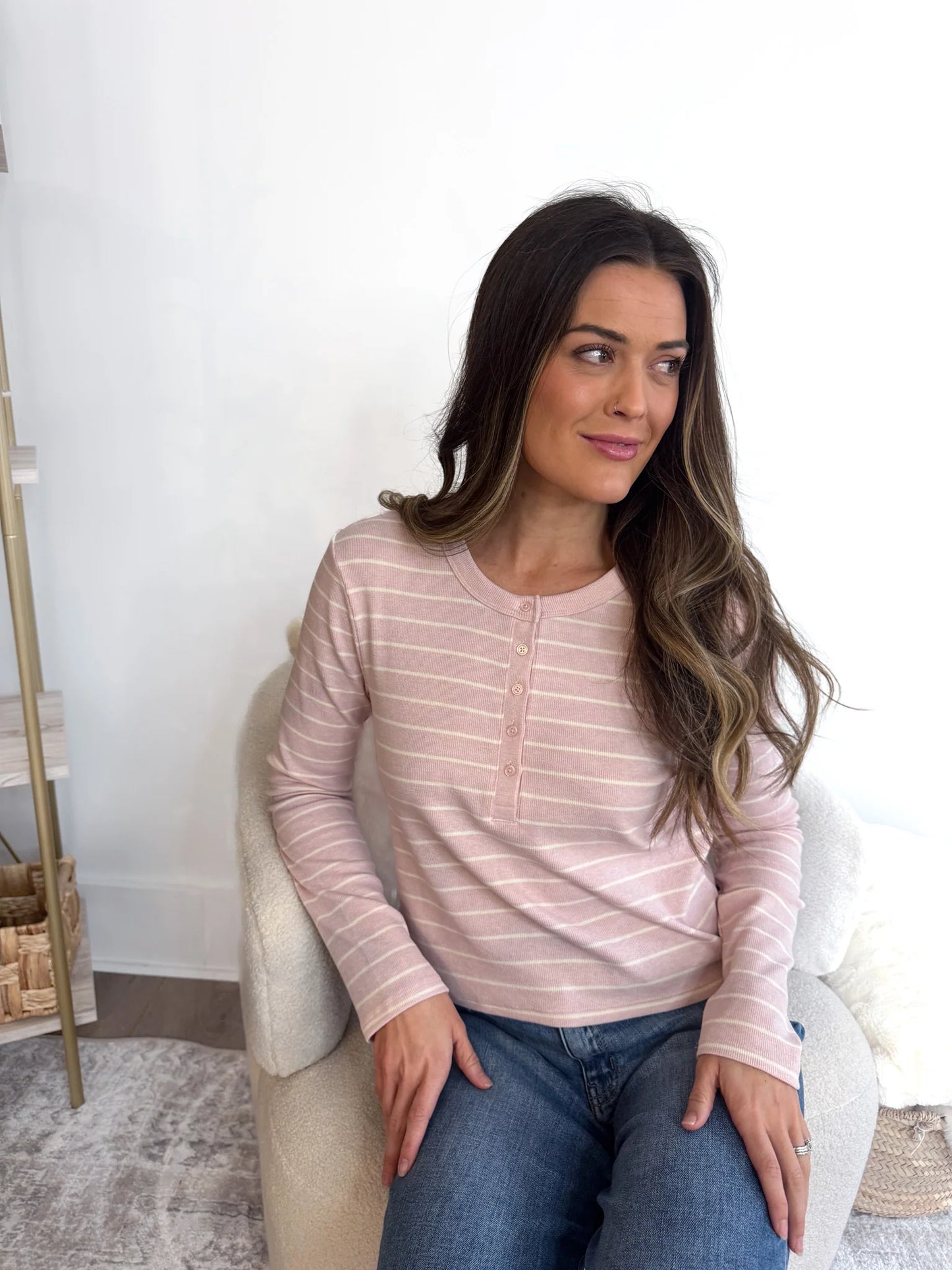 Ferris Henley Striped Top