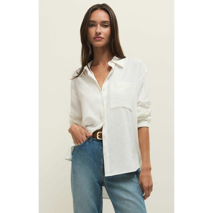 Alfie Linen Button Up