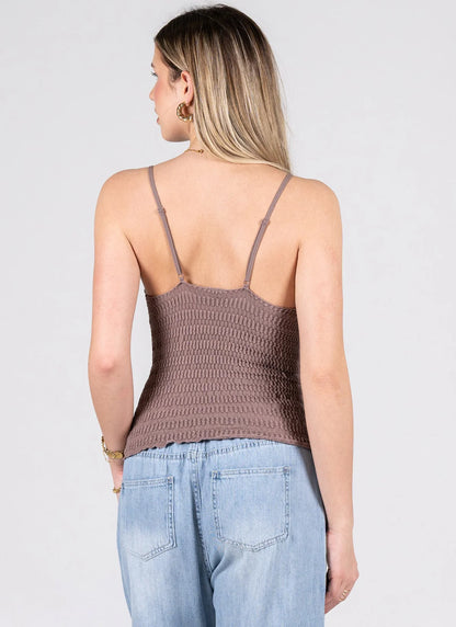 Seamless Smocked Cami