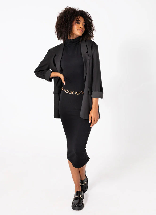 Bamboo Fleece S/L TN Dress