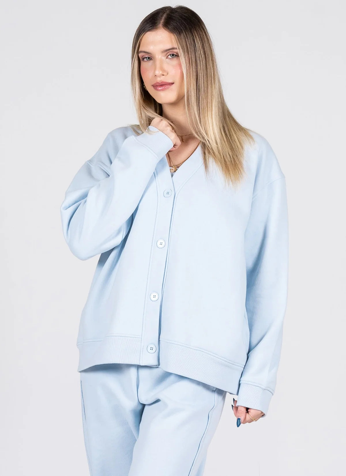Recycled Poly/Cotton Relaxed Fit Carding