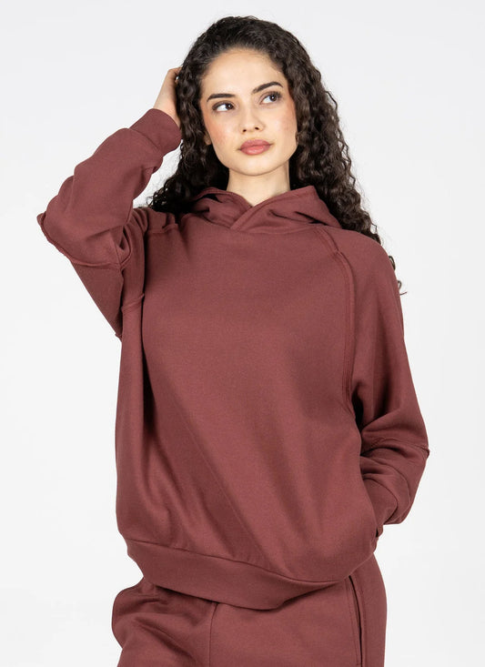 RECYCLED POLY/COTTON OVERSIZED HOODIE