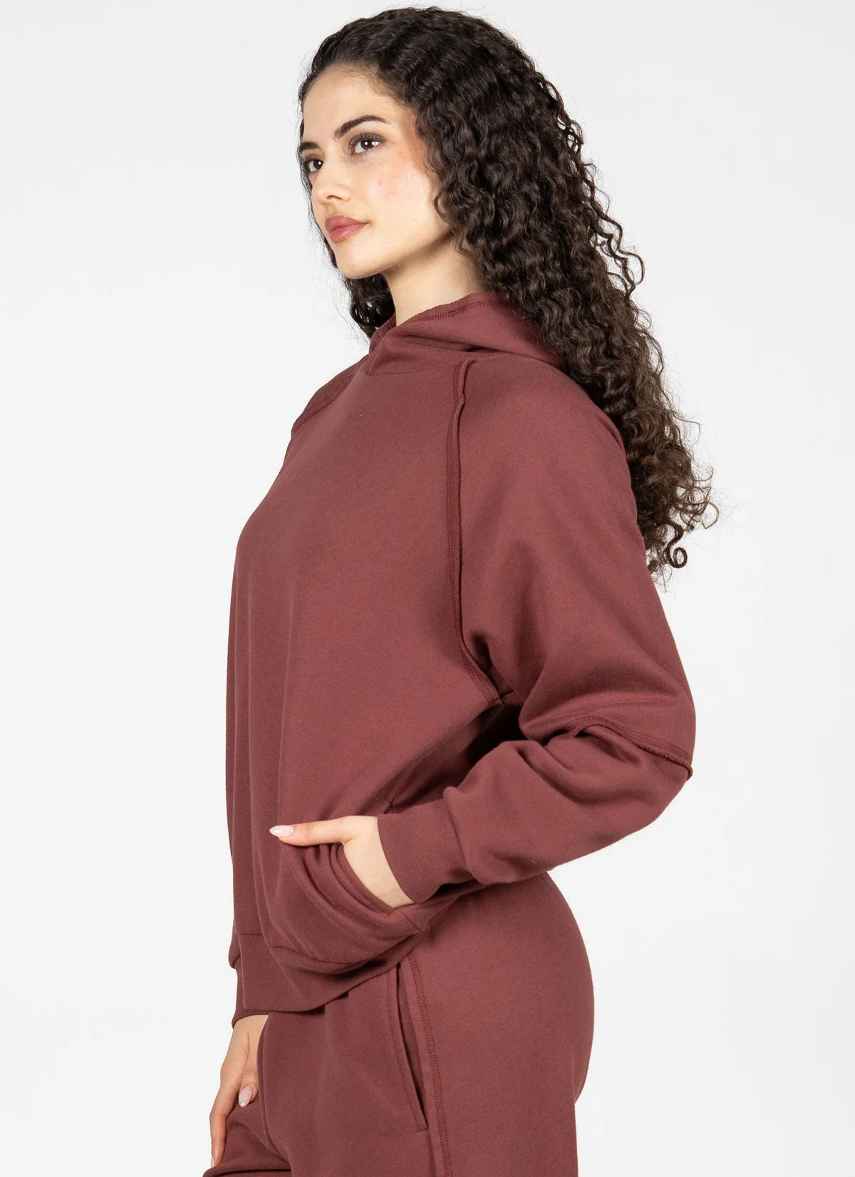 RECYCLED POLY/COTTON OVERSIZED HOODIE