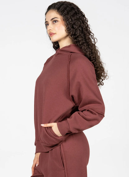 RECYCLED POLY/COTTON OVERSIZED HOODIE