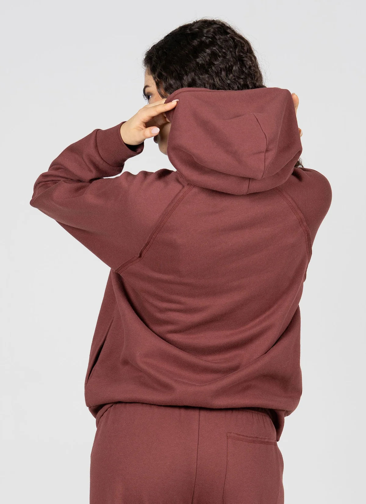 RECYCLED POLY/COTTON OVERSIZED HOODIE
