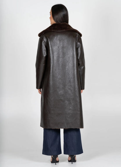 Reversable Long Fur Jacket