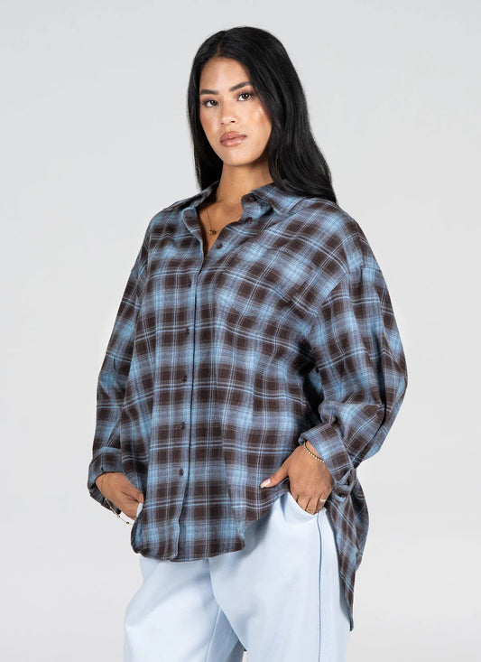 Plaid Flannel Overshirt