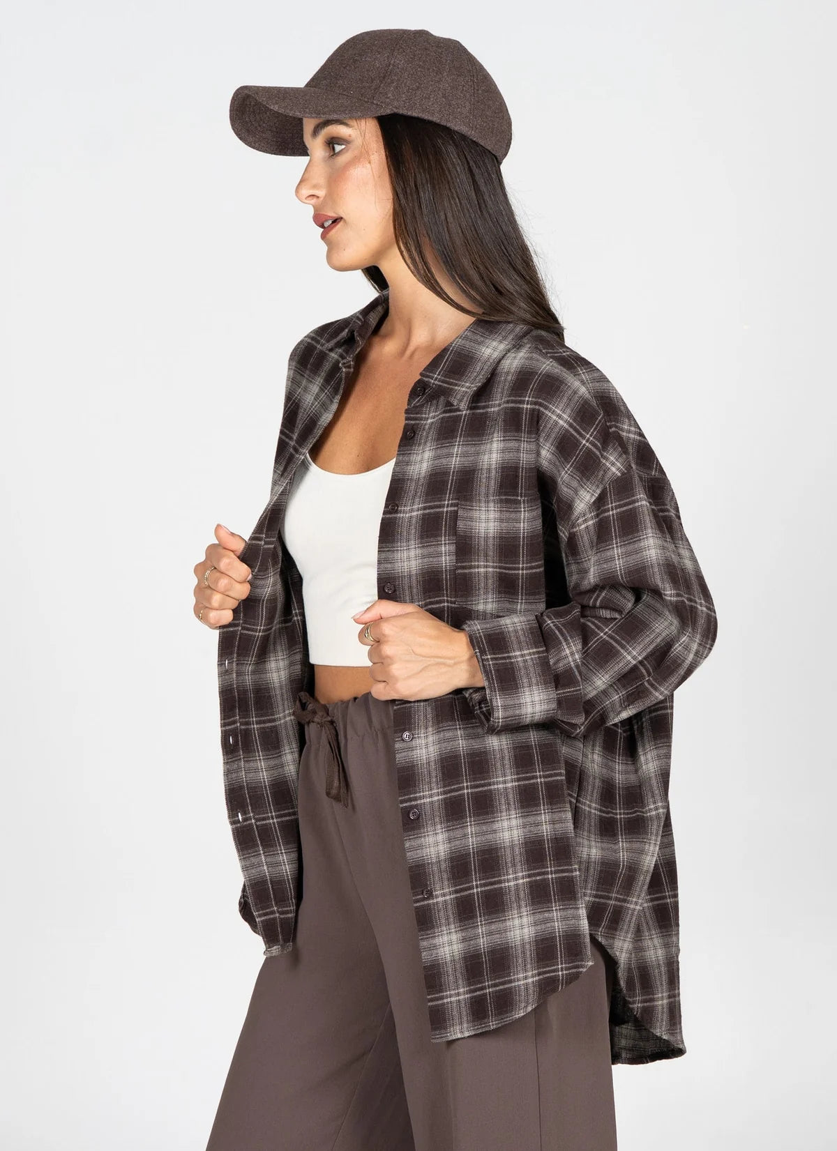 Plaid Flannel Overshirt