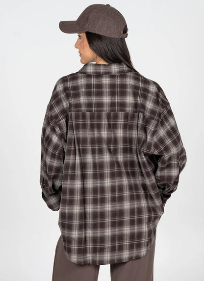 Plaid Flannel Overshirt