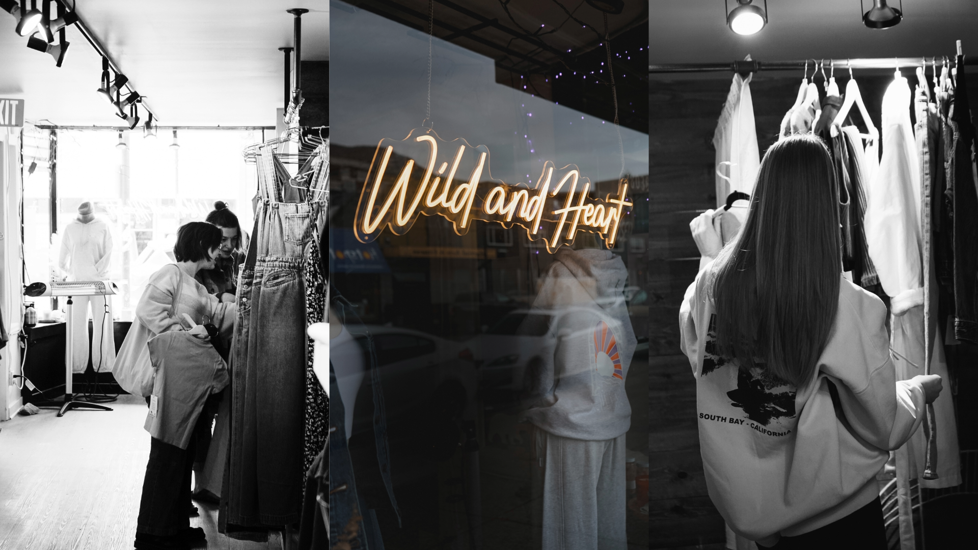 Black and white clothing store best sale near me