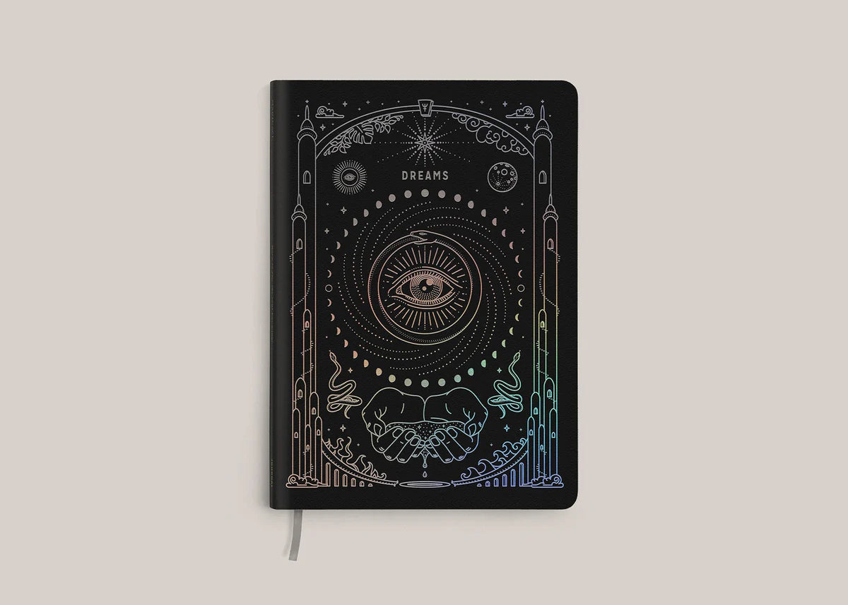 A5 Ether Dream Journal (Black w/ Silver Holo) - Wild and Heart