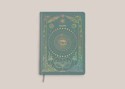 A5 Ether Dream Journal (Sage w/ Gold Holo) - Wild and Heart