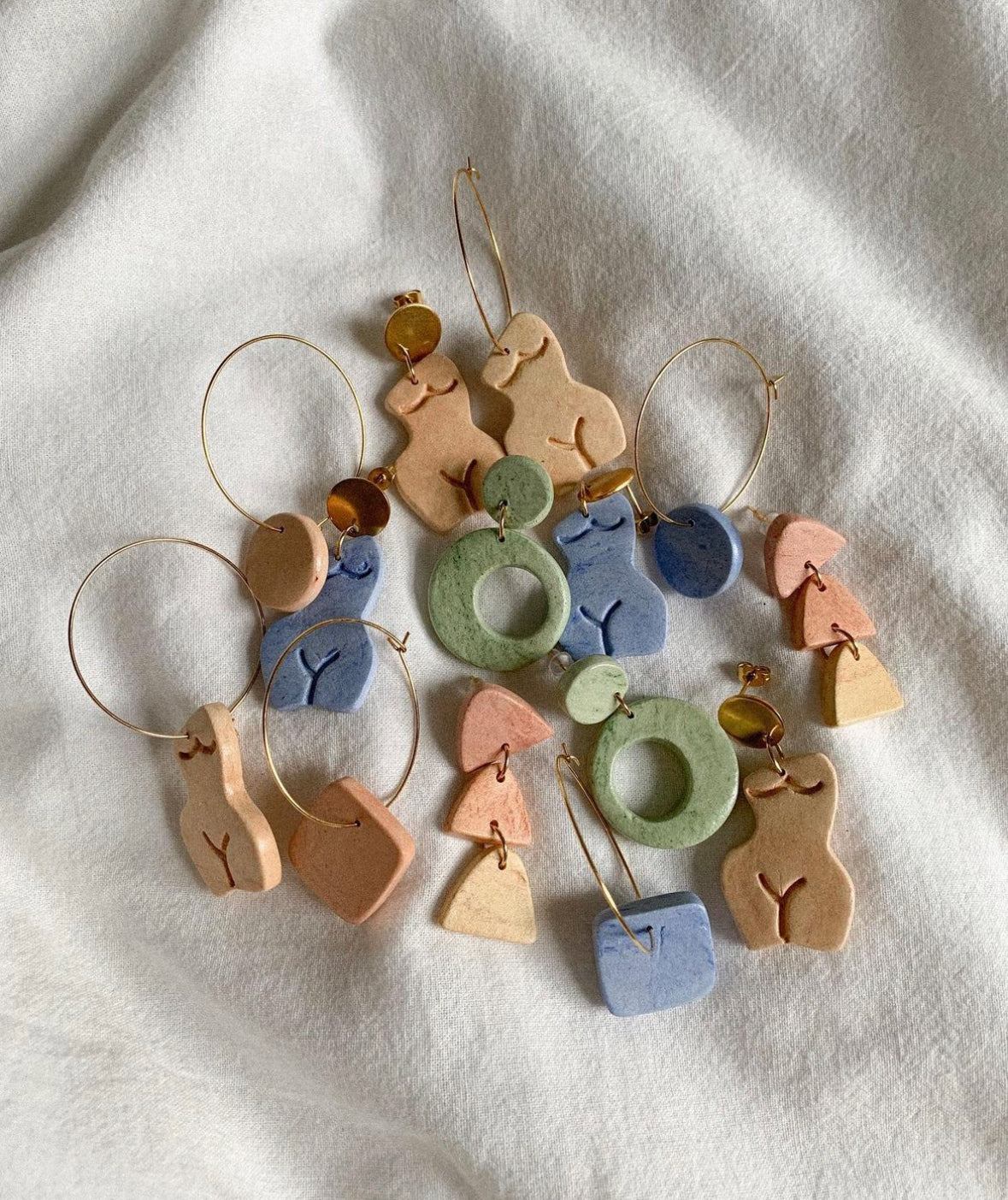 Assorted Clay Earrings - Wild and Heart