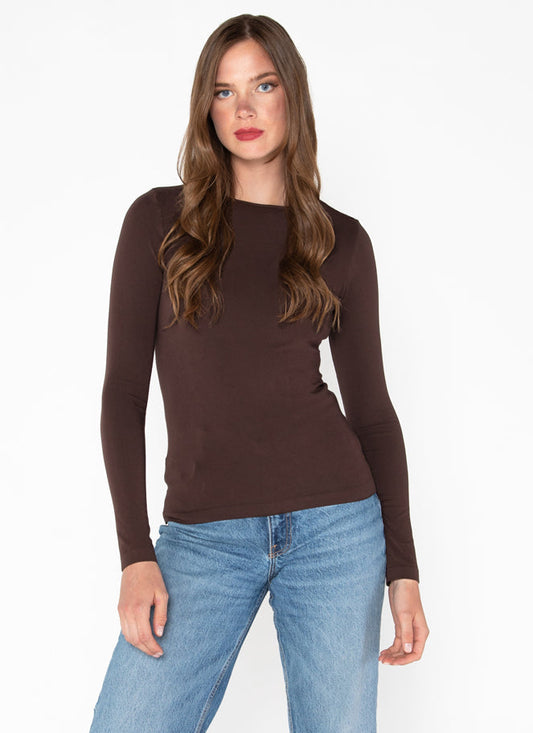 Bamboo Long Sleeve Crew Neck - Wild and Heart