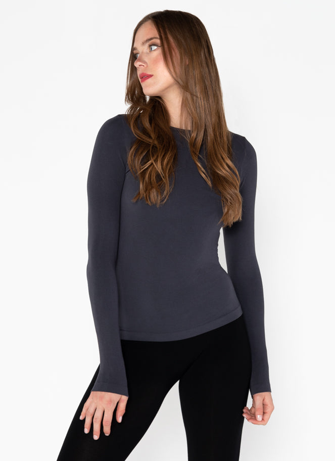 Bamboo Long Sleeve Crew Neck - Wild and Heart