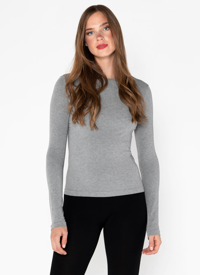 Bamboo Long Sleeve Crew Neck - Wild and Heart