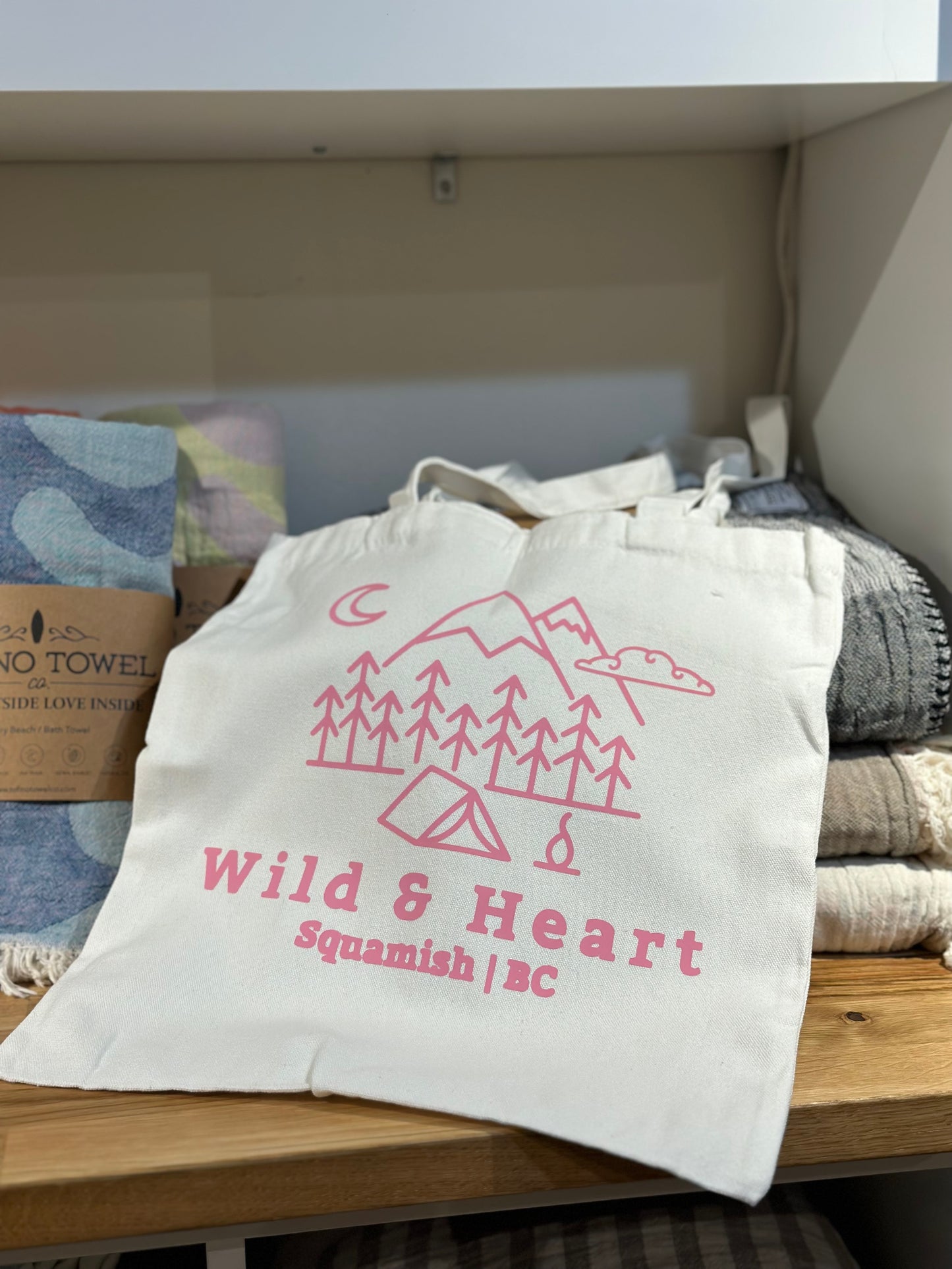 Cotton Tote Bag - Wild and Heart