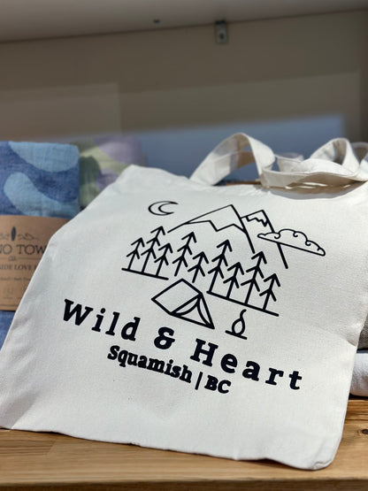 Cotton Tote Bag - Wild and Heart