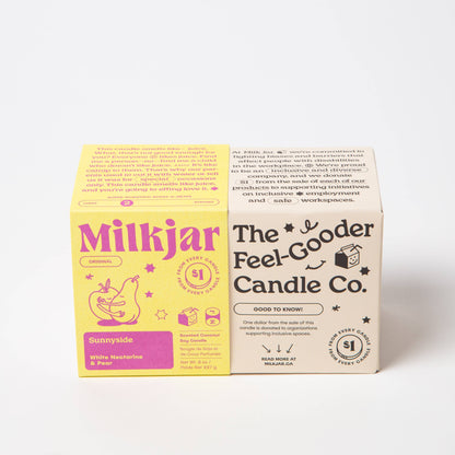Sunnyside - Pear & Nectarine Coconut Soy 8 oz Candle