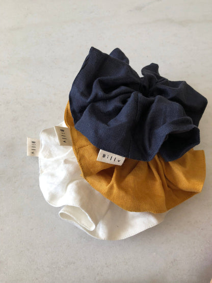 Pure Linen Scrunchies - neutrals