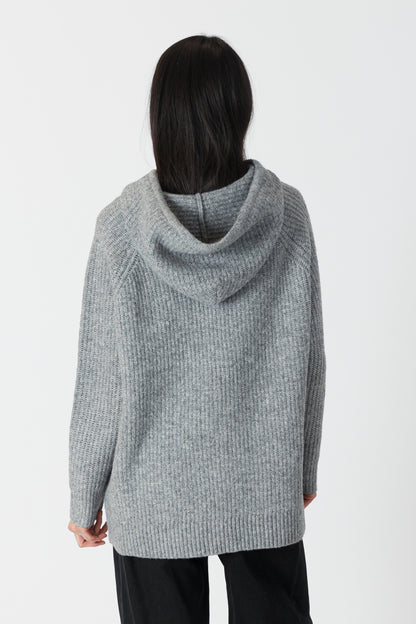 LETTIE - Eco Oversized Ribbed Hoodie - Wild and Heart