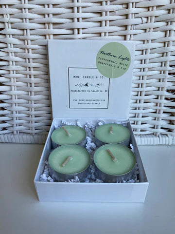 Moni Candle Co. Tea Lights (4 x 15ml) - Wild and Heart