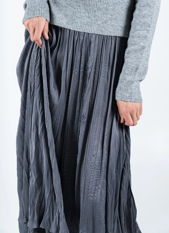 Pleated Maxi Skirt - Wild and Heart