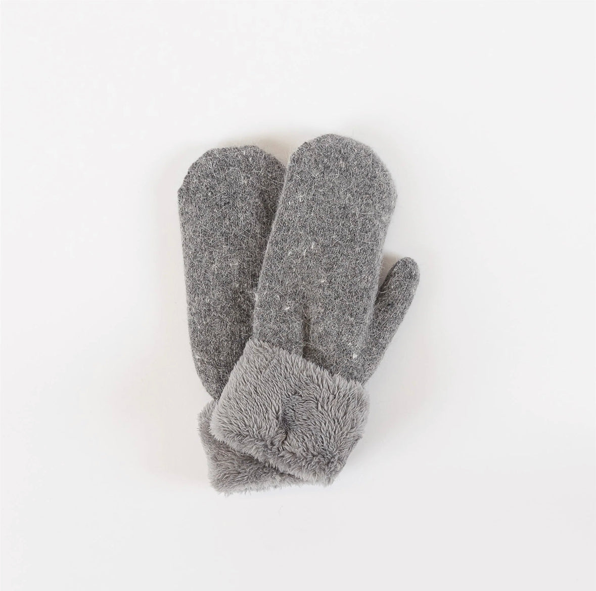 Sherpa Lined Knit Mittens - Wild and Heart