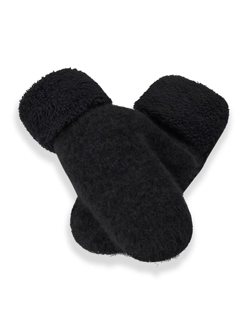 Sherpa Lined Knit Mittens - Wild and Heart